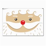 Santa Claus Face Postcard 4  x 6 