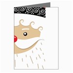 Santa Claus Face Greeting Cards (Pkg of 8)