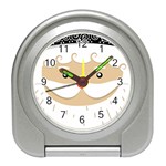 Santa Claus Face Travel Alarm Clock