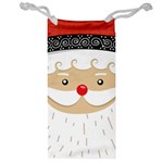 Santa Claus Face Jewelry Bag