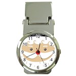 Santa Claus Face Money Clip Watch