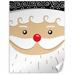 Santa Claus Face Canvas 12  x 16 