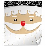 Santa Claus Face Canvas 20  x 24 