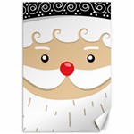 Santa Claus Face Canvas 20  x 30 