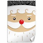 Santa Claus Face Canvas 24  x 36 