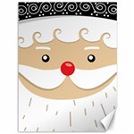 Santa Claus Face Canvas 36  x 48 