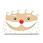 Santa Claus Face Plate Mat