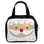 Santa Claus Face Classic Handbag (Two Sides)