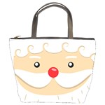 Santa Claus Face Bucket Bag