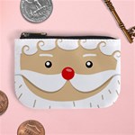 Santa Claus Face Mini Coin Purse