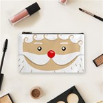 Santa Claus Face Cosmetic Bag (Small)