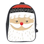 Santa Claus Face School Bag (Large)