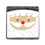 Santa Claus Face Memory Card Reader (Square 5 Slot)