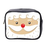 Santa Claus Face Mini Toiletries Bag (Two Sides)