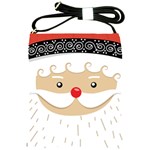 Santa Claus Face Shoulder Sling Bag