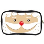 Santa Claus Face Toiletries Bag (One Side)