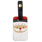 Santa Claus Face Luggage Tag (one side)