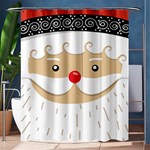 Santa Claus Face Shower Curtain 60  x 72  (Medium)