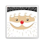 Santa Claus Face Memory Card Reader (Square)