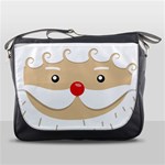 Santa Claus Face Messenger Bag