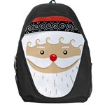 Santa Claus Face Backpack Bag