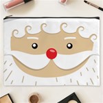 Santa Claus Face Cosmetic Bag (XXXL)