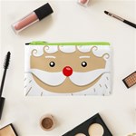 Santa Claus Face Cosmetic Bag (XS)