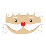 Santa Claus Face Satin Shawl