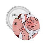 ugly christmas pig 2.25  Button