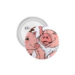 ugly christmas pig 1.75  Button