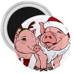 ugly christmas pig 3  Magnet