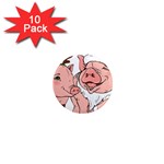 ugly christmas pig 1  Mini Magnet (10 pack) 