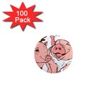 ugly christmas pig 1  Mini Magnet (100 pack) 