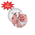 ugly christmas pig 1.75  Button (10 pack) 