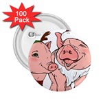 ugly christmas pig 2.25  Button (100 pack)