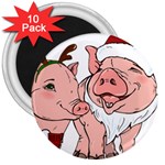 ugly christmas pig 3  Magnet (10 pack)