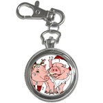 ugly christmas pig Key Chain Watch