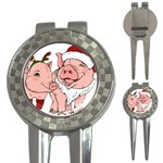 ugly christmas pig 3-in-1 Golf Divot