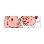 ugly christmas pig Sticker (Bumper)