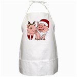 ugly christmas pig BBQ Apron