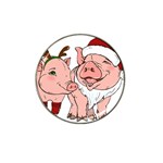 ugly christmas pig Hat Clip Ball Marker