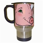 ugly christmas pig Travel Mug (White)