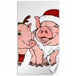 ugly christmas pig Canvas 40  x 72 