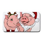 ugly christmas pig Medium Bar Mat