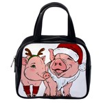 ugly christmas pig Classic Handbag (One Side)