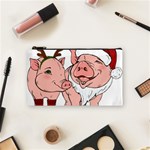 ugly christmas pig Cosmetic Bag (Small)