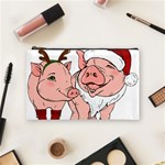 ugly christmas pig Cosmetic Bag (Medium)