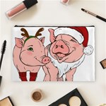 ugly christmas pig Cosmetic Bag (Large)