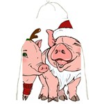 ugly christmas pig Full Print Apron