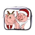 ugly christmas pig Mini Toiletries Bag (One Side)